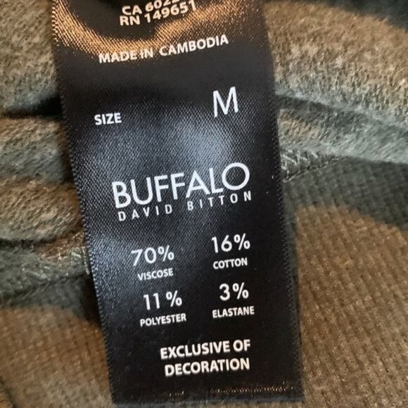 Buffalo David Bitton M  Hoodie Sweatshirt Medium - Picture 5 of 9